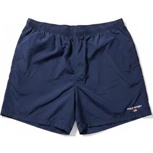 Ralph Lauren Polo Sport Mens XXL 2XL Blue Swim Trunks Beach Shorts
